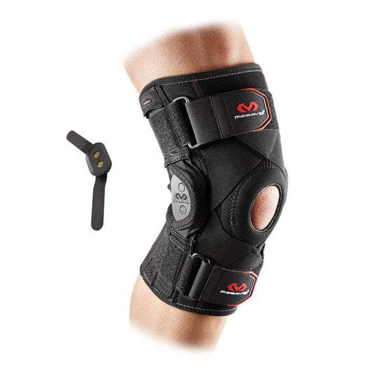 Knee Brace With Polycentric Hinges And Cross Straps