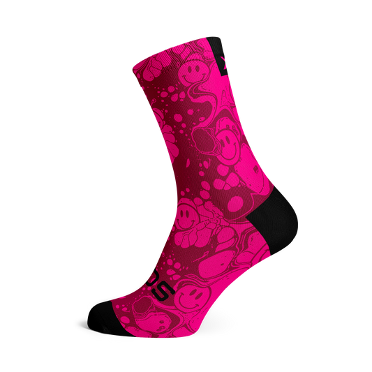 Neon Slide Pink Socks